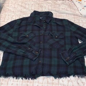 Plaid Cropped Flannel